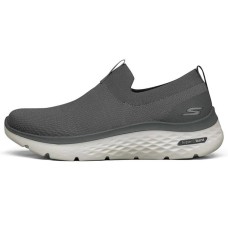 Skechers Go Walk Hyper Burst Cushioned Slip Resistant Abrasion Resistant Low Top Casual Shoes Men's Gray 43