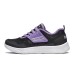 Skechers Comfy Flex 1.0 Cushioning, Slip Resistant, And Abrasion Resistant Kids Lifestyle Shoes Black Purple Teenagers 28.5