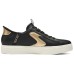 Skechers Court Classics Slip Resistant And Breathable Low Top Skateboard Shoes Women's Black Gold Черный, 36.5