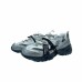 Skechers DLITES Water-Resistant Low-Top Chunky Sneakers Women's Gray Black Blue Gray Blue Black, 39.5
