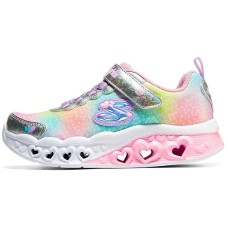 Skechers Flutter Heart Lights Anti-Slip Wear-Resistant Low-Top Kids Lifestyle Shoes Pink Kids' Розовый, 33.5