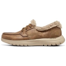 Skechers ON THE GO PU Cushioning Wear-Resistant Low-Top Casual Shoes Women's Chestnut 36.5