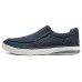 Skechers Non-slip Lightweight Low-Top Canvas Shoes Men's Navy Синий, 41