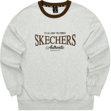 Skechers Sweatshirt Men's Light Heather Gray Серый, 2XL