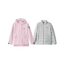 Skechers Other Windbreaker Jacket Women's Gray Pink Gray Pink-01NX, M