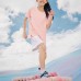 Skechers Kids T-Shirts Light Phoenix Flower Pink, 140