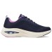Skechers Sport Cushioned Anti-Slip Wear-Resistant Breathable Lightweight Low-Top Casual Shoes Women's Marine Blue Navy/multicolor, 35