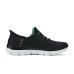 Skechers Summits Slip-Ins Technology Anti-Slip Wear-Resistant Low-Top Casual Shoes Women's Black Green Черно-зеленый, 35