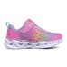 Skechers Heart Lights Slip Resistant Shock Absorbers With Abrasion Resistant Properties Teenagers 33.5