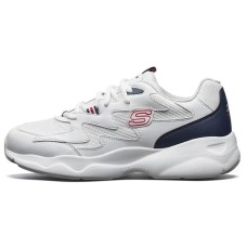 Skechers D'Lites Airy Low Top Running Shoes White/Black/Red 43