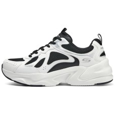Skechers Chunky Sneakers Men Low-Top Black/White Черно-белый, 41