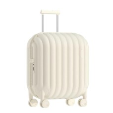 Artrips Luggage Cream white - bread box, 20 inch (board-mounted)