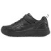 Skechers Girls Cushioning Wear-Resistant Low-Top Kids' Running Shoes All Black Teenagers Черный, 31