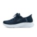 Skechers Slip Ins Slip-Ins Technology Cushioning Wear-Resistant Low-Top Casual Shoes Women's Blue navy/lavender, 38.5