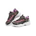 Skechers Slip-Resistant Cushioning Wear-Resistant Kids Lifestyle Shoes Black Purple Kids' 36