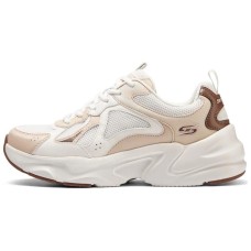 Skechers Cushioned Anti-Slip Wear-Resistant Lightweight Height Increasing Low-Top Chunky Sneakers Men's Taupe Серо-коричневый, 41