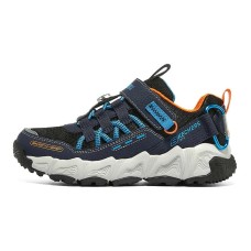 Skechers Bob's Slip Resistant Cushioning Abrasion Resistant Kids Lifestyle Shoes Blue Orange Teenagers 30
