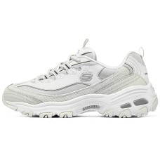 Skechers D'LITES 1.0 Wear-resistant And Lightweight Low-Top Chunky Sneakers Women's White Белый, 38