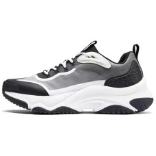 Skechers Street Anti-Slip Wear-Resistant Breathable Lightweight Coverage Low-Top Casual Shoes Men's White Black Черно-белый, 45