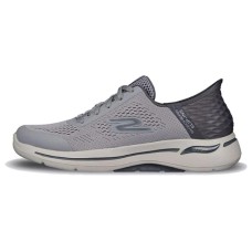Skechers Go Walk Arch Fit Wear-Resistant Low-Top Casual Shoes Men's Gray Серый, 44