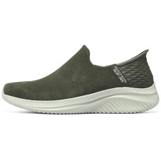 Skechers Ultra Flex 3.0 Hands Free Slip-Ins Anti-Slip Wear-Resistant Low-Top Casual Shoes Men's Brown Коричневый, 41