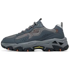 Skechers OUTDOOR Anti-Slip Wear-Resistant Low-Top Trekking Shoes Men's Charcoal Gray Серый, 41