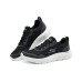 Skechers Cushioning Breathable Low Top Casual Running Shoes Men's Black Черно-белый, 40