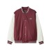 Sports Life Collection Baseball Jacket Unisex Pinkish Purple Pinkish-Brown/02C9, L