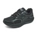 Skechers Go Run Consistent Anti Slip Wear Resistant Low Top Running Shoes Men's Black Black Blue, 41