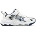 Skechers Boys Slip-Resistant Anti-Kick Low-Top Kids' Running Shoes White Silver Teenagers Белый, 28.5