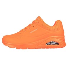 Skechers Uno Cushioning Anti-Slip And Wear-Resistant Low-Top Casual Shoes Women's Orange 35