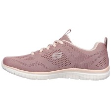 Skechers Virtue Durable Breathable Low-Top Casual Shoes Women's Pink 36