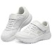 Kids Skechers Girls Cushioning Wear-Resistant Low-Top Kids' Running Shoes White Белый, 33