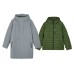 Skechers Casual Sportswear Men's Gray+Green Gray+Green, Coats+Down Jackets, S