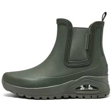 Skechers Street Anti-Slip Wear-Resistant Mid-Top Casual Shoes Women's Olive Green Зеленый, 35