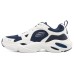 Skechers Stamina Airy Cushioning Anti-Slip And Wear-Resistant Low-Top Chunky Sneakers Men's White Blue 41