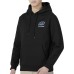 Skechers Colorful Hooded Fitted Long Sleeved Sweatshirt Unisex Black Черный, 2XL