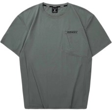 Skechers T Shirt Unisex Castor Gray Linen Gray/04DU, L