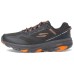 Skechers Anti-Slip Wear-Resistant Low-Top Running Shoes Men's Gray Orange Gray Orange, 44