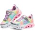 Skechers Flutter Heart Lights Anti-Slip Wear-Resistant Low-Top Kids Lifestyle Shoes Pink Kids' Розовый, 33.5