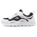Skechers Girls Slip Resistant Breathable Kids Lifestyle Shoes Black White Pink Kids' Black White Pink, 27.5