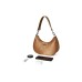 Skechers LeSportsac Collaboration Fabric Crossbody Bag, Shoulder Bag Women's Yellow Sugar Brown Yellow Sugar Brown, Small Size