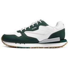 Skechers Anti-Slip Wear-Resistant Low-Top Casual Shoes Men's White Green White green, 42