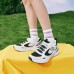 Skechers Wear-Resistant Slip-Resistant Kids Lifestyle Shoes Black White Kids' 30