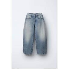 Джинсы свободного кроя ZARA Голубой, 6/7 лет (года) (122 cm)