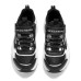 Skechers Anti-Slip Wear-Resistant Chunky Sneakers Shoes Black White Teenagers Черно-белый, 28.5