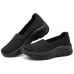 Skechers Cushioned Slip-Resistant Breathable Low-Top Casual Shoes Women's Black Черный, 38