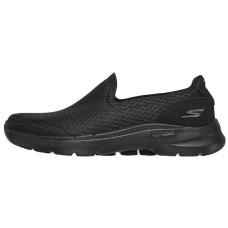 Skechers Go Walk 6 Cushioning Anti-Slip Wear-Resistant Breathable Support Rebound Low-Top Casual Shoes Men's Black 40