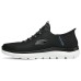 Skechers Sport Cushioned Wear-Resistant Breathable Low-Top Casual Shoes Men's Black White Черно-белый, 41