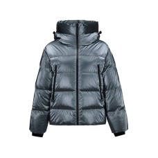 Skechers Mountain And Wild Outdoor Series FW24 Down Jacket Women's Asphalt Gray Asphalt Gray, L